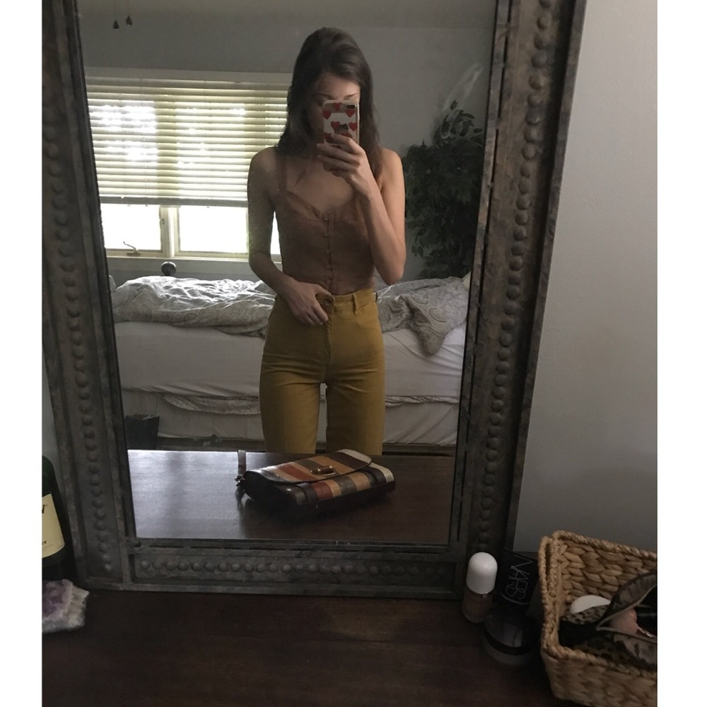 BCBGMAXAZRIA “Jonesy” Button Top